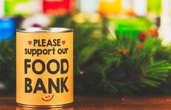 Cost of living food bank