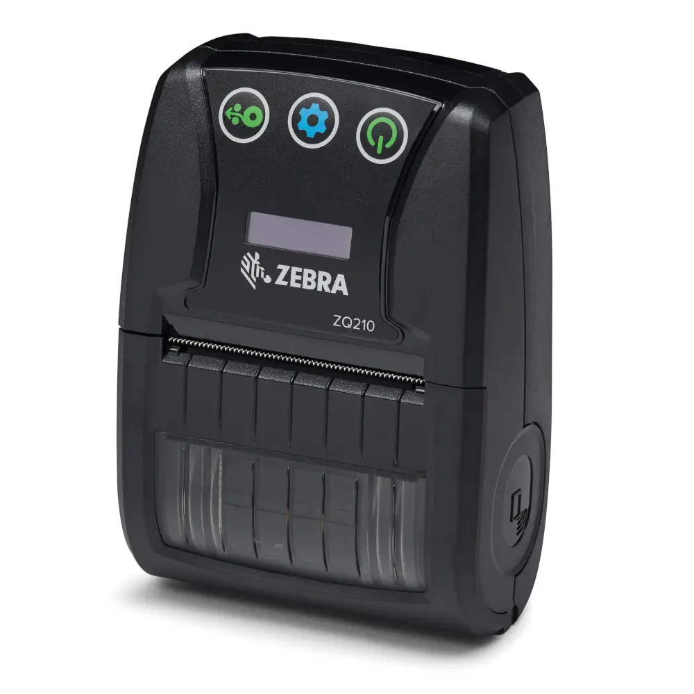 Zebra ZQ210 Mobile Printer Left