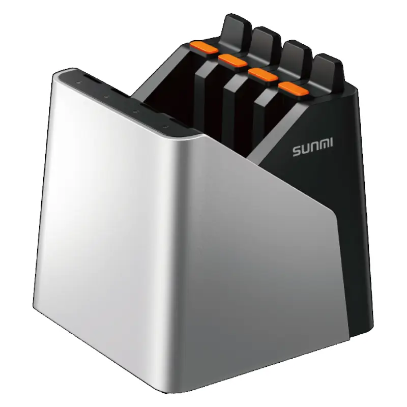 SUNMI 4-Slot Battery Charging Cradle